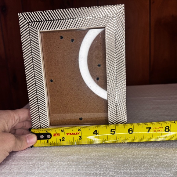 Target Cream Chevron-Textured Photo Frame - Picture 4 of 5